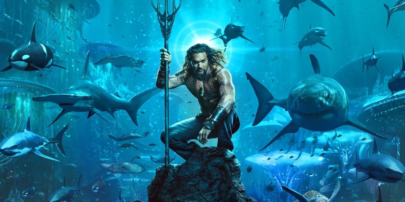 Aquaman controlling sealife in Aquaman movie.