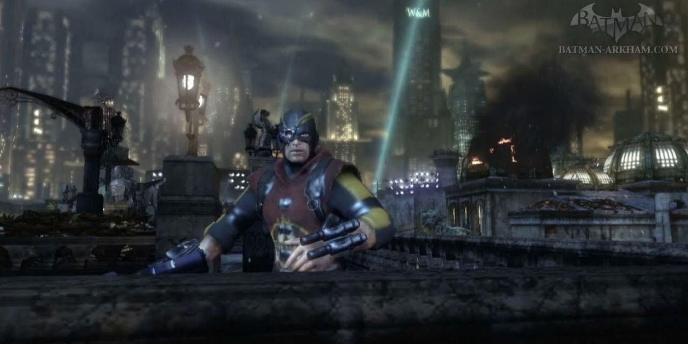 Deadshot as seen in his Arkham City side quest