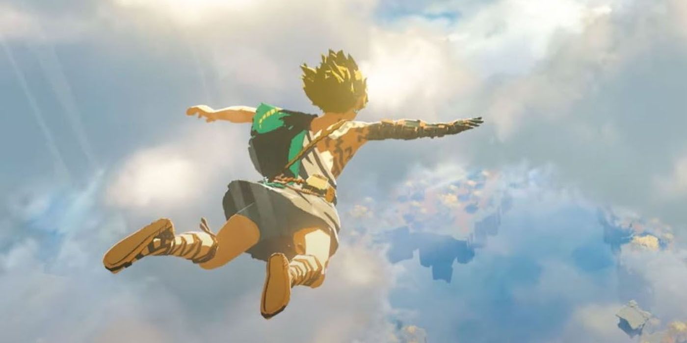 Breath of the Wild Sequel E3 2021 Gameplay Trailer Link Gliding