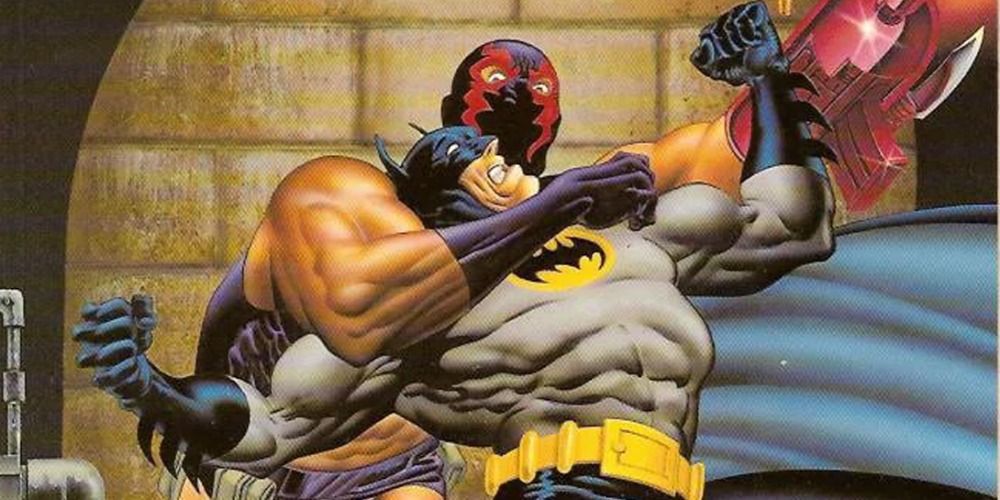 Batman fighting KGBeast in Ten Nights of the Beast