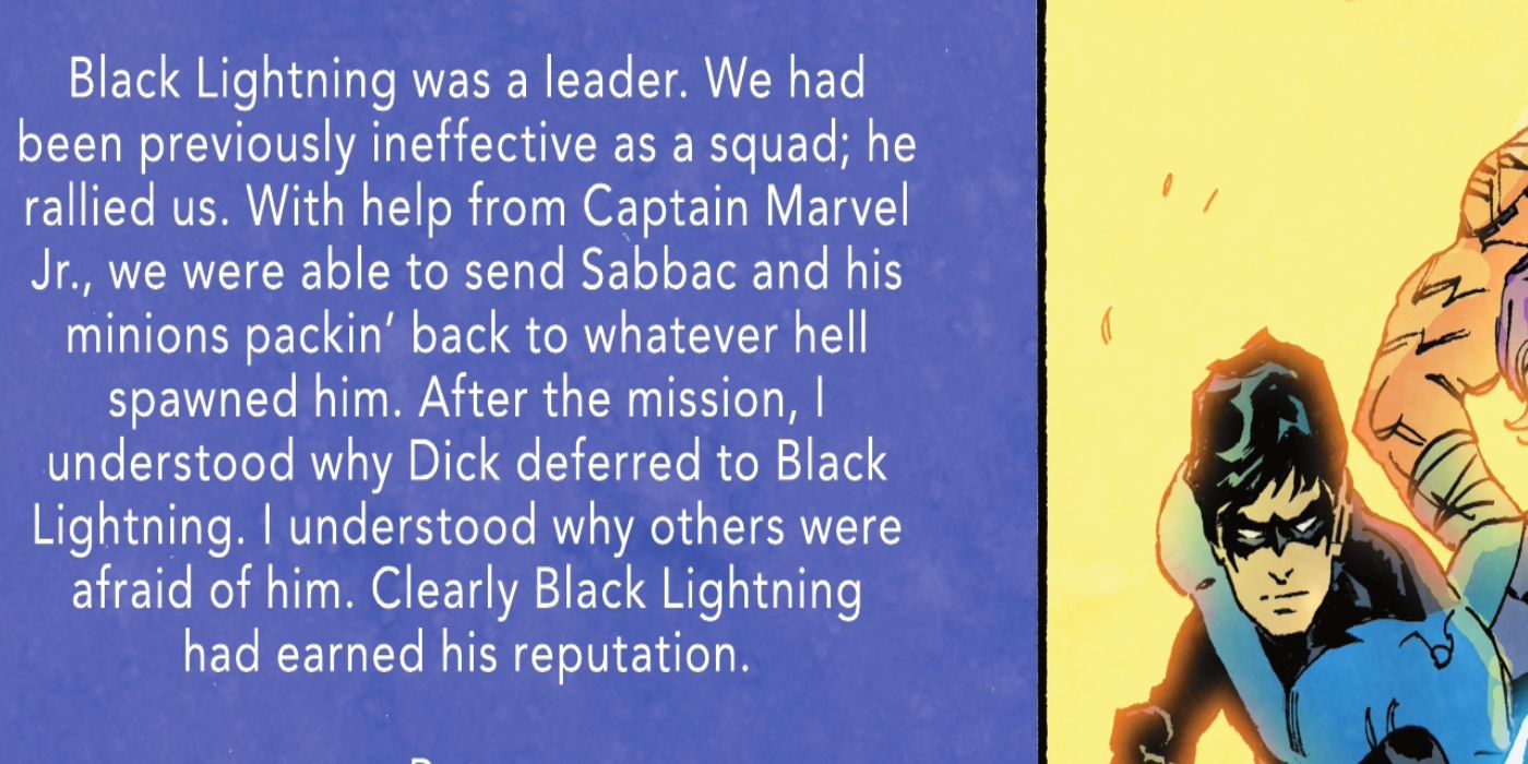 Black Lightning, Nightwing