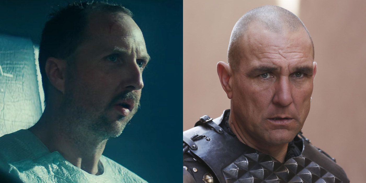 Split image of Kowalski from Blade Runner, and Vinnie Jones