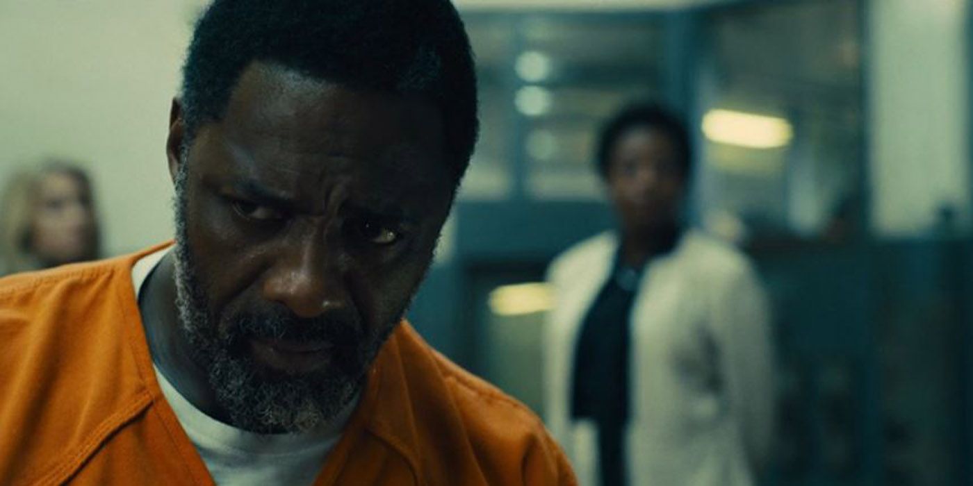 Bloodsport cleaning the floor in prison in The Suicide Squad.