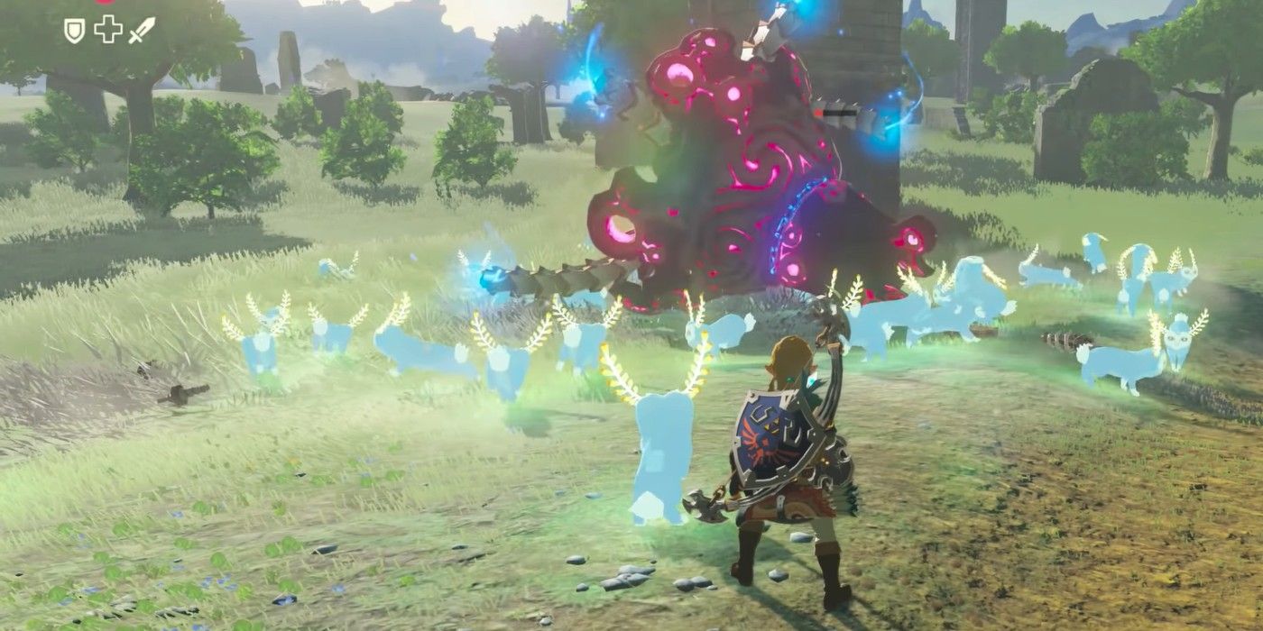 Breath of the Wild Mod Blupees Attack Guardian