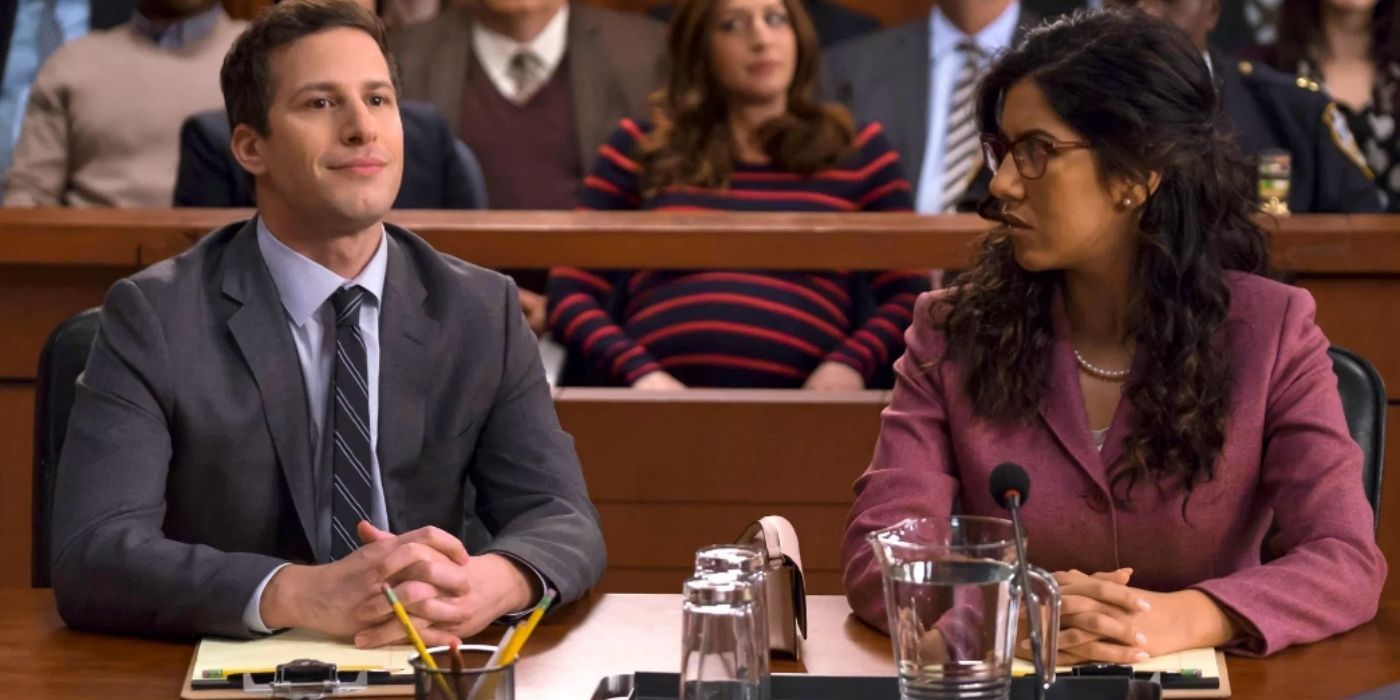 Jake and Rosa at trial in Brooklyn Nine-Nine