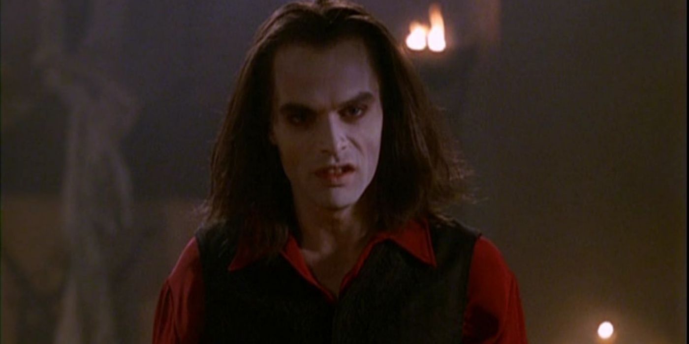 Dracula looking serious in Buffy the Vampire Slayer