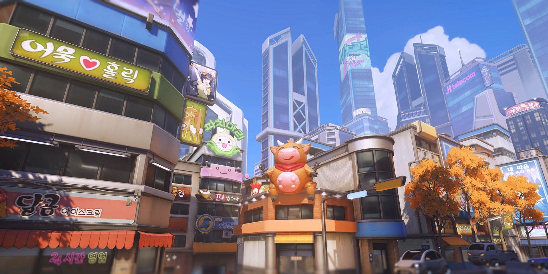 The Busan downtown in Overwatch
