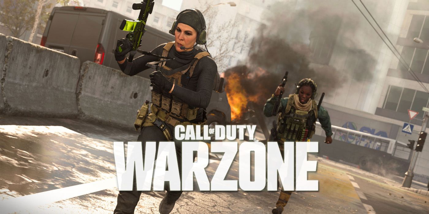Characters running in Call of Duty Warzone artwork