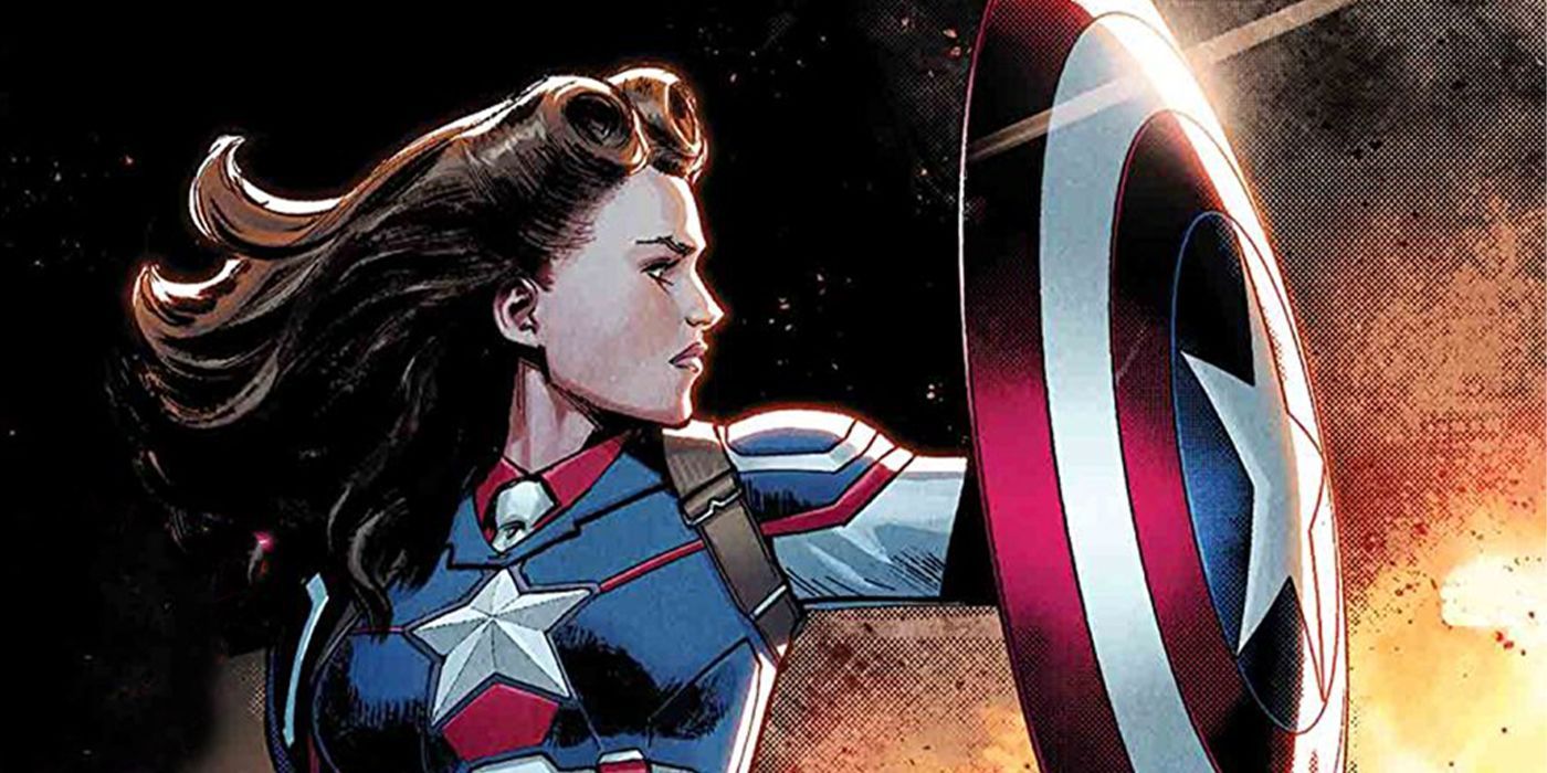 Peggy Carter as Captain America from Exiles vol. 3 #3.