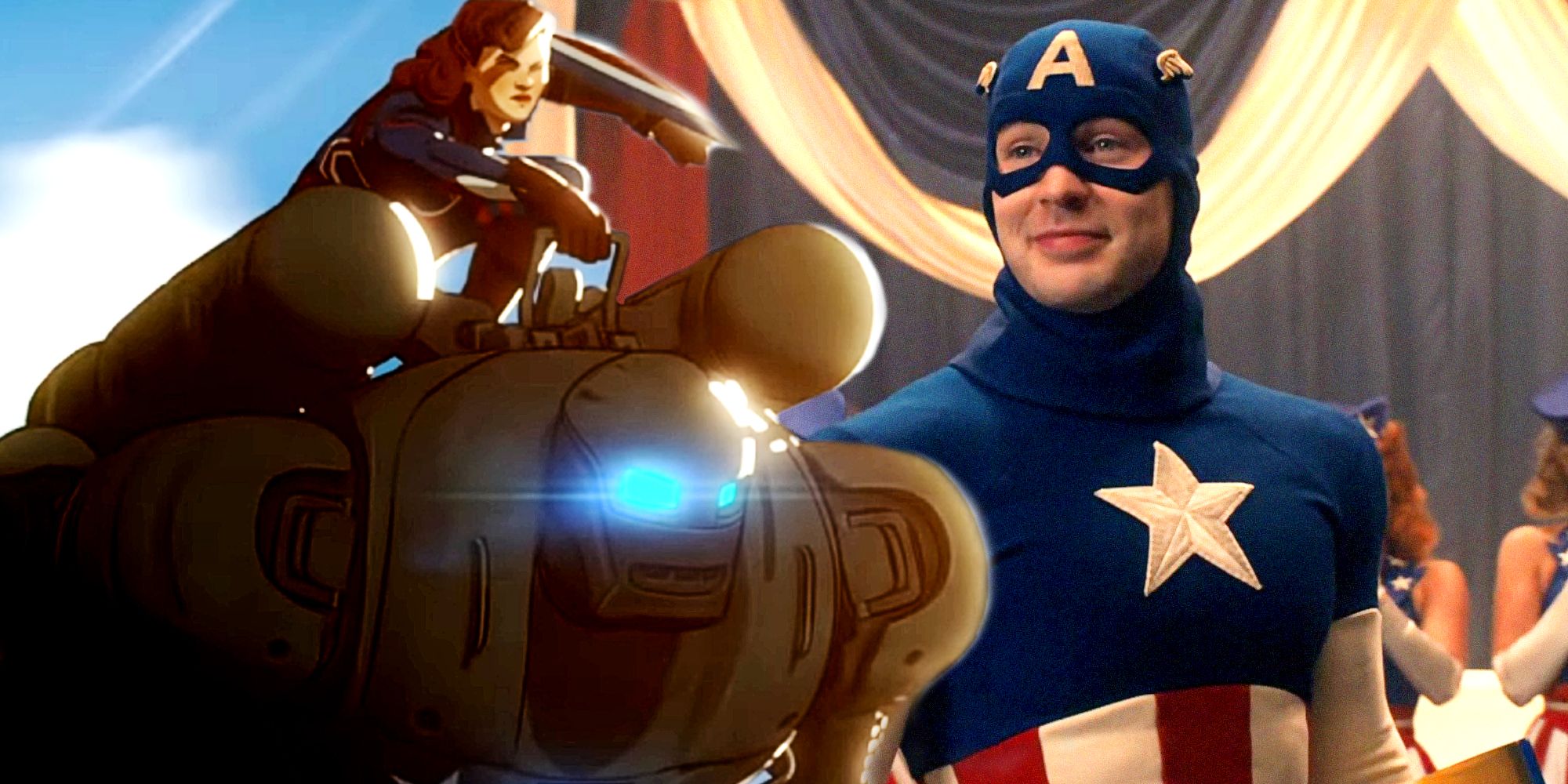Captain Carter and HYDRA Stomper and Captain America's Classic Suit