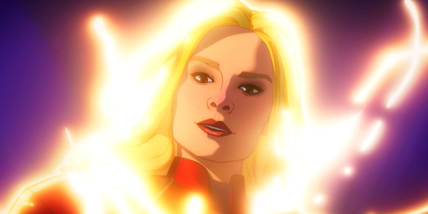 Captain Marvel powering up in What If
