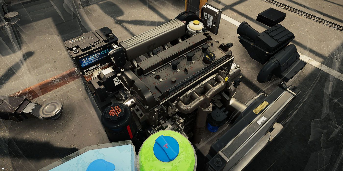 Car Mechanic Simulator 2021 Engine Close Up