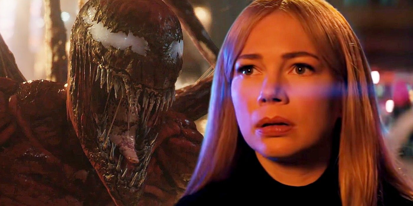 Carnage in Venom Let There Be Carnage and Michelle Williams as Anne