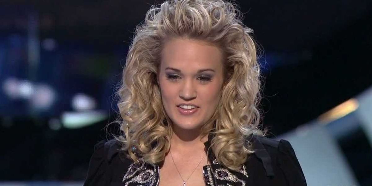 Carrie Underwood performs Alone on American Idol 