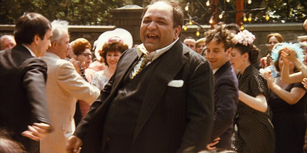 Clemenza at Connie's wedding in The Godfather