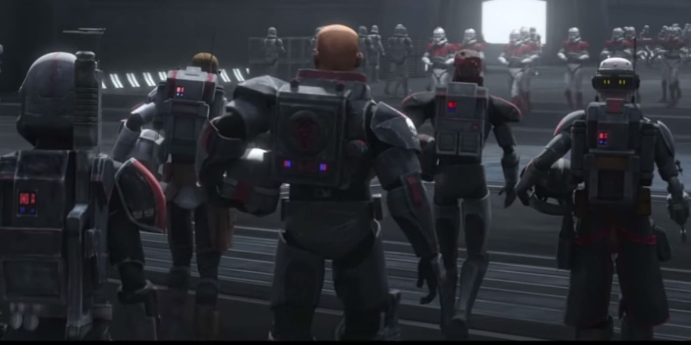 Clone Force 99 arrive on Kamino for the first time since the takeover of the Empire in The Bad Batch