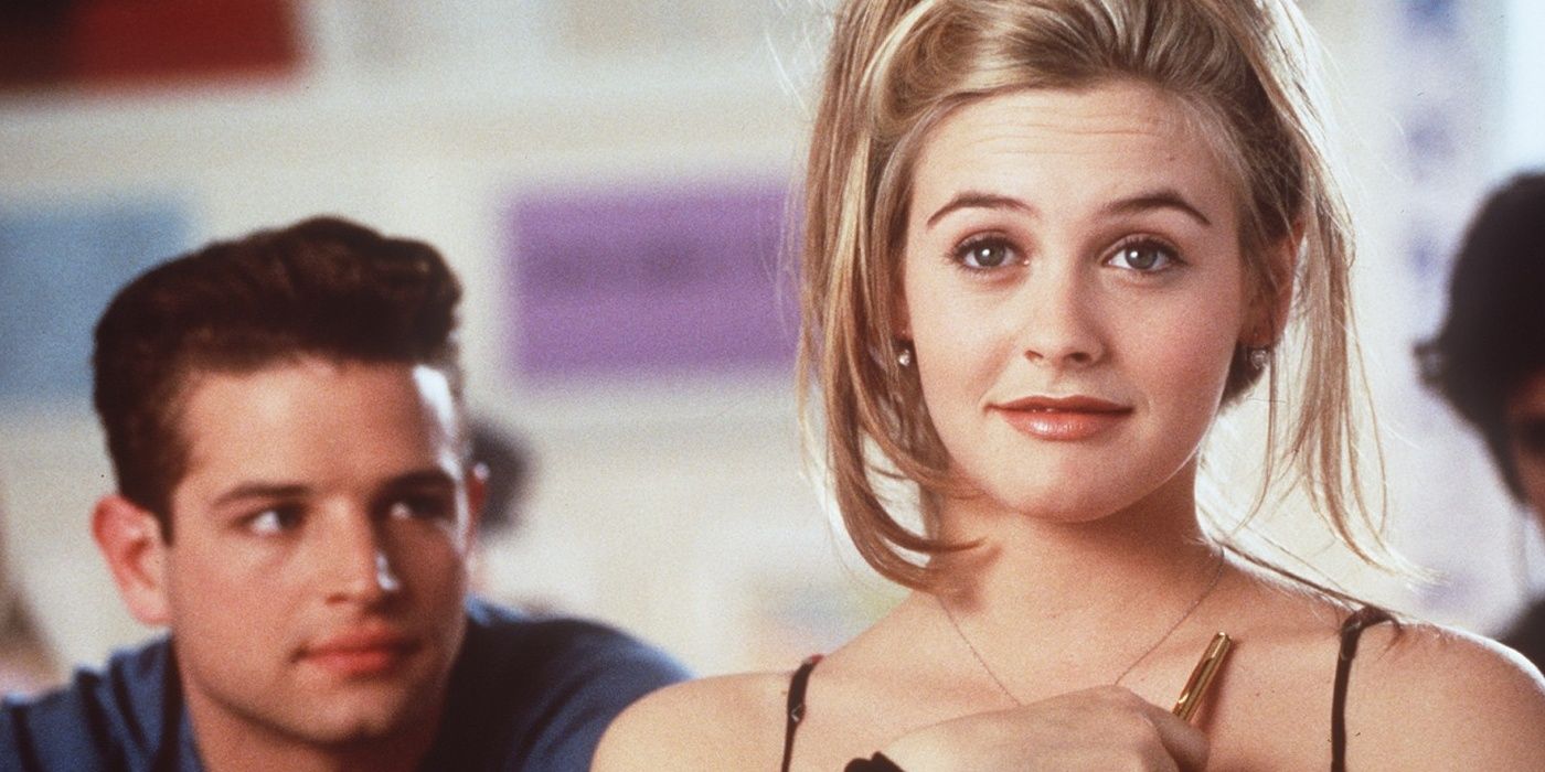Cher staring dreamily ahead in Clueless