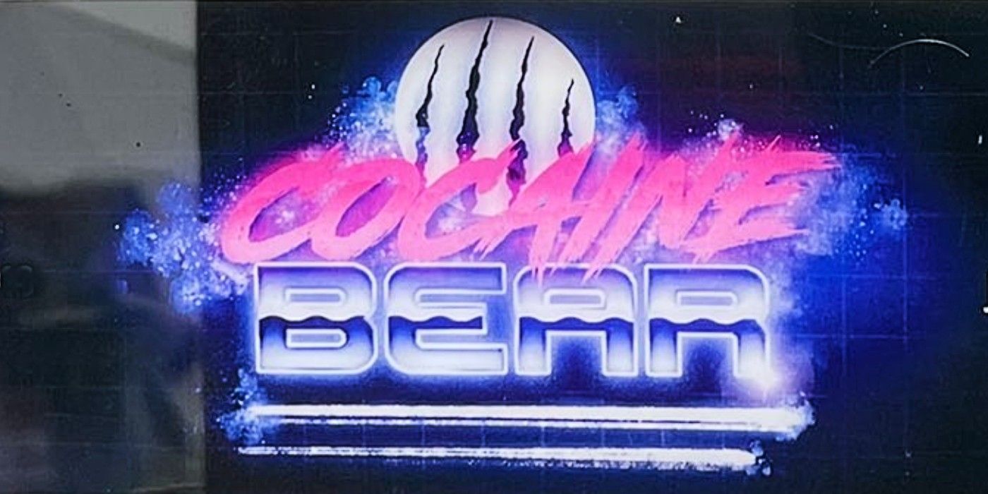 Cocaine Bear movie logo