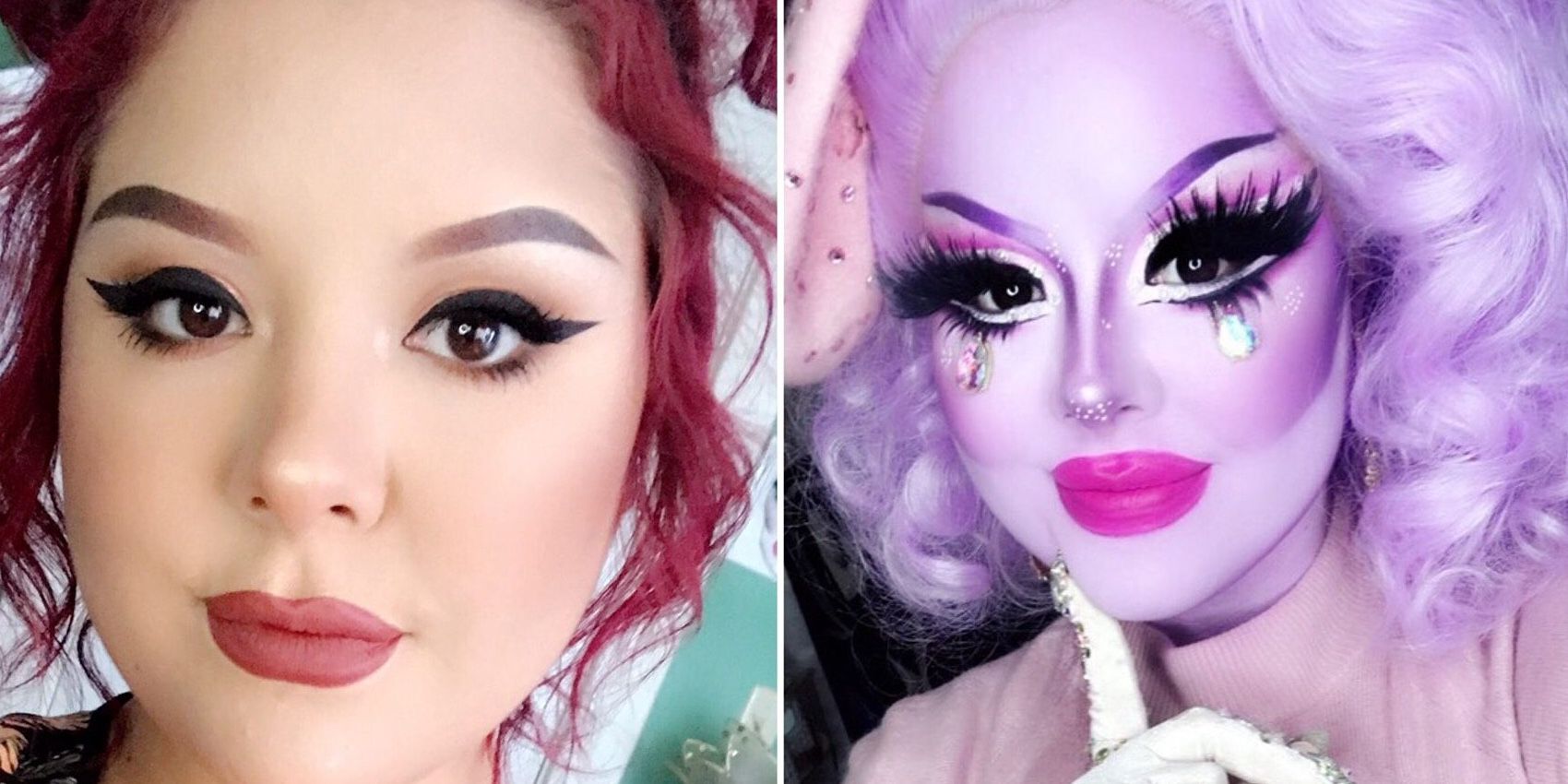 Drag queen Creme Fatale in and out of drag