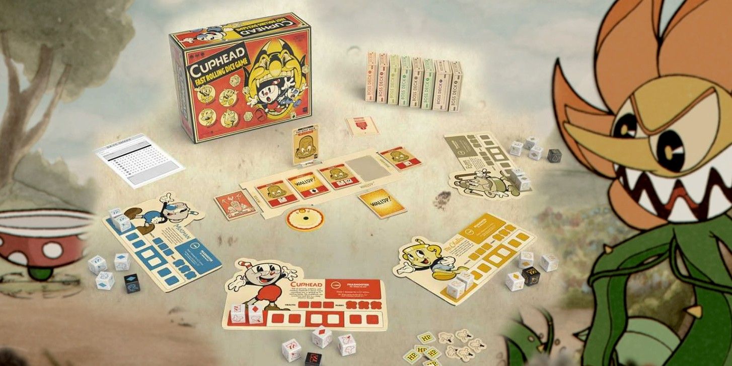 Cuphead Board Game Vertical