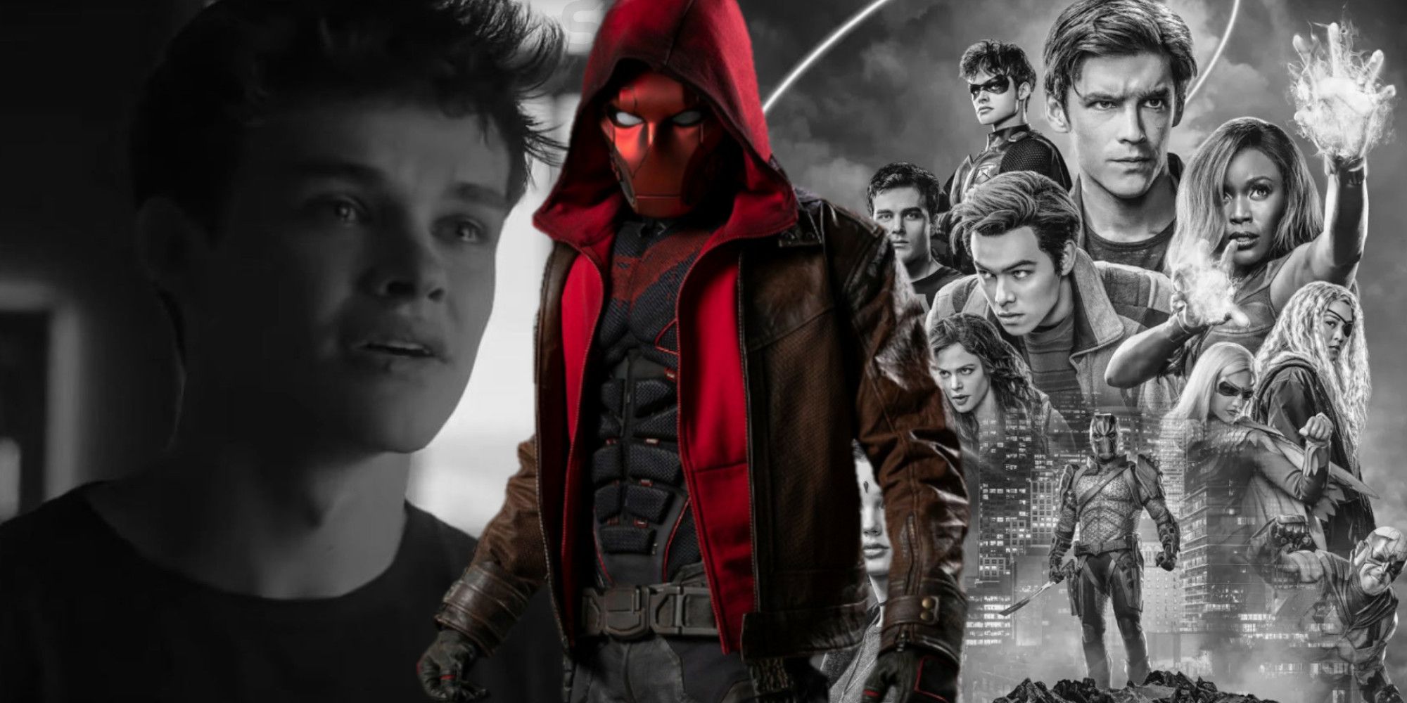 Curran Walters as Jason Todd in Titans season 2 and Red Hood in Titans Season 3