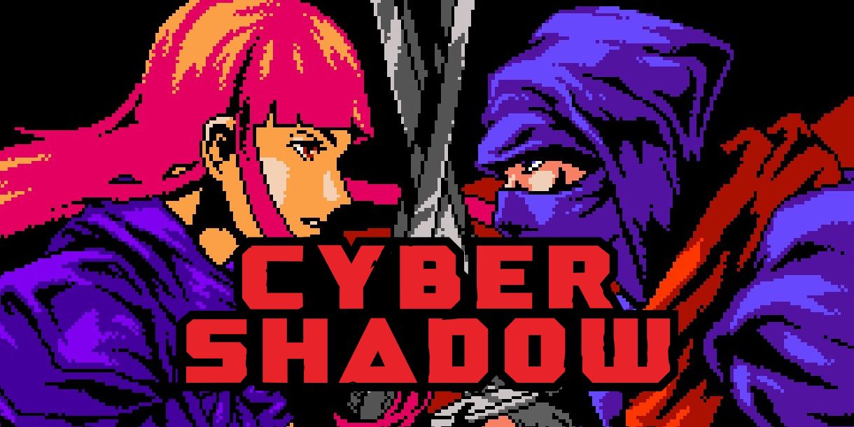 Two character face up against each other in the Cyber Shadow video game