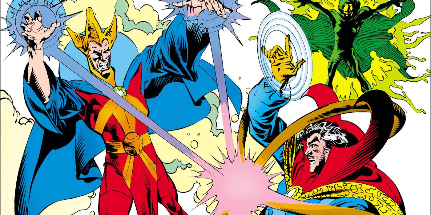 Cyrus Black fighting Doctor Strange.