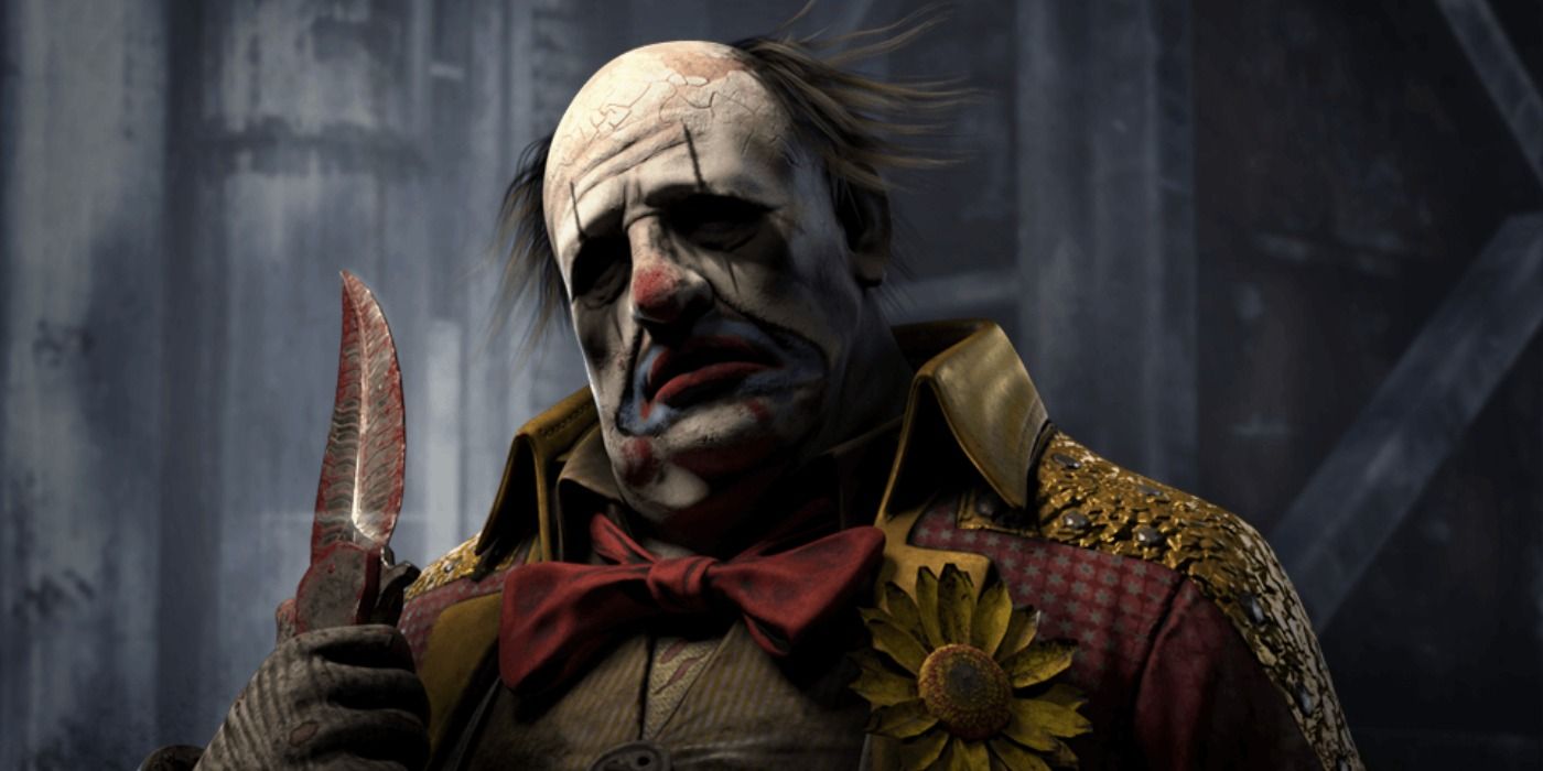 The clown holding his knife in Dead By Daylight