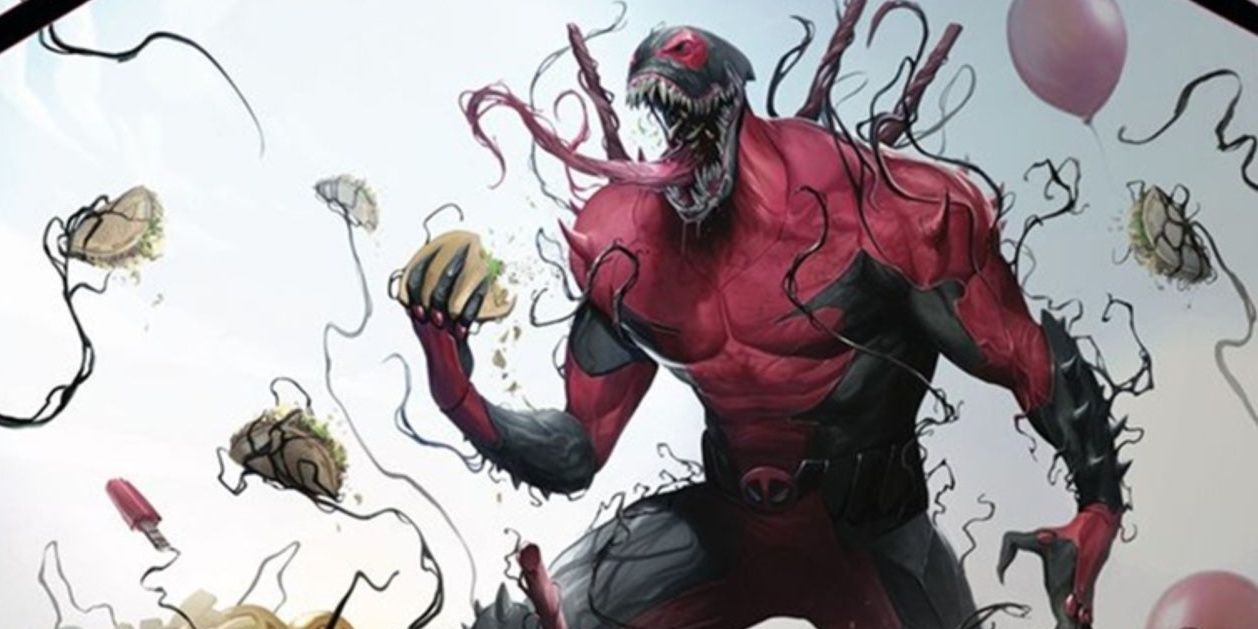Deadpool with the Venom symbiote