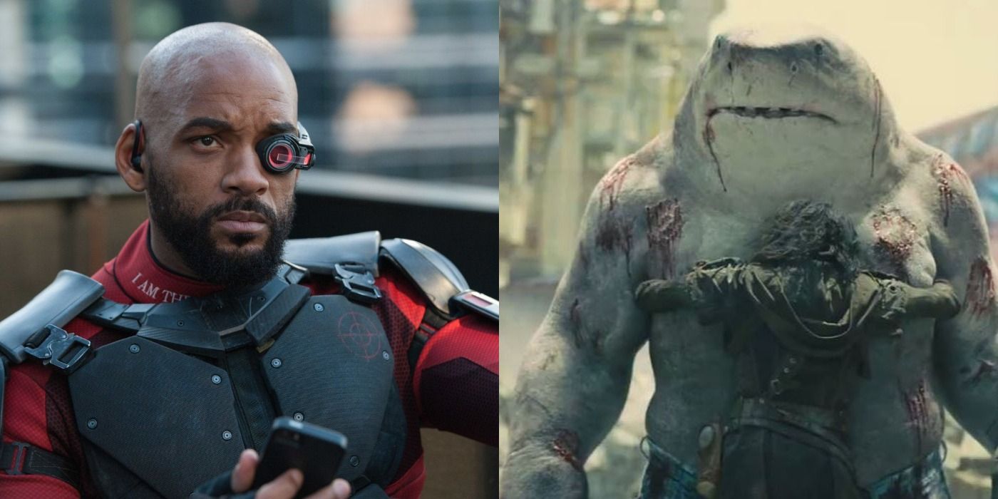 Deadshot, King Shark, and Ratcatcher 2 in Suicide Squad movies.