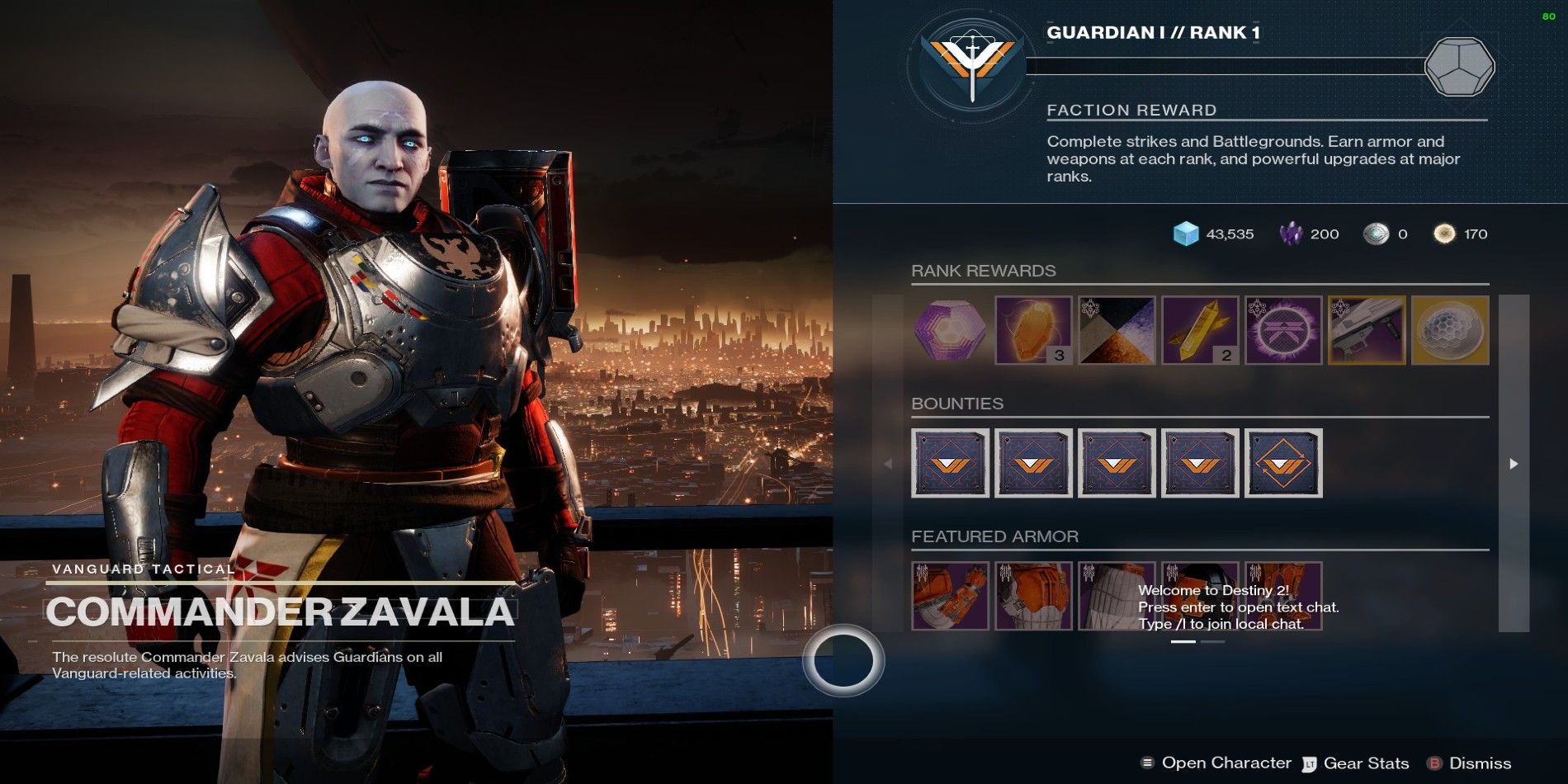 Destiny 2 Season of the Lost Zavala Vendor