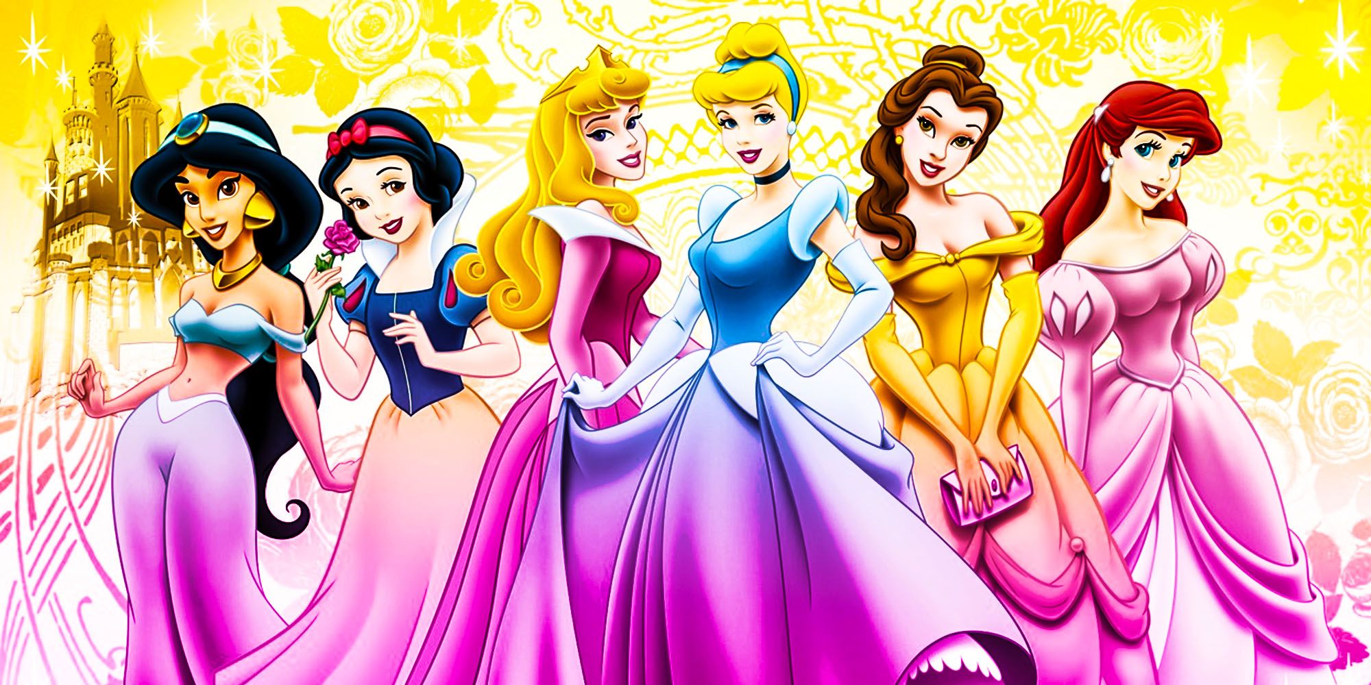 Beauty Cartoon Characters Poster Princess Disney Picture Animation Royality 