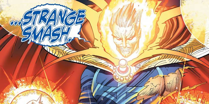 Doctor Strange Smash Hulk