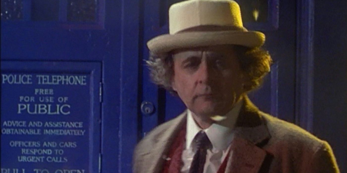 The Seventh Doctor before he's shot in Doctor Who