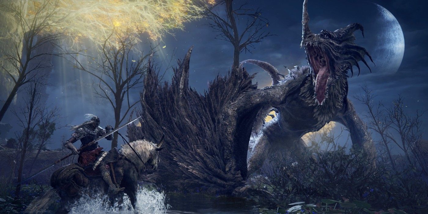 Elden Ring Dragon Boss Fight New Enemies Shown At Gamescom