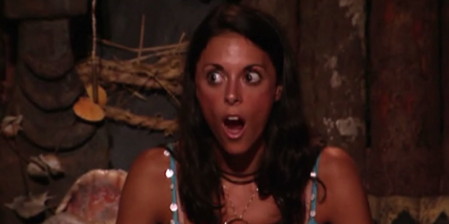 Eliza Orlins on the jury shocked during tribal council on Survivor: Micronesia