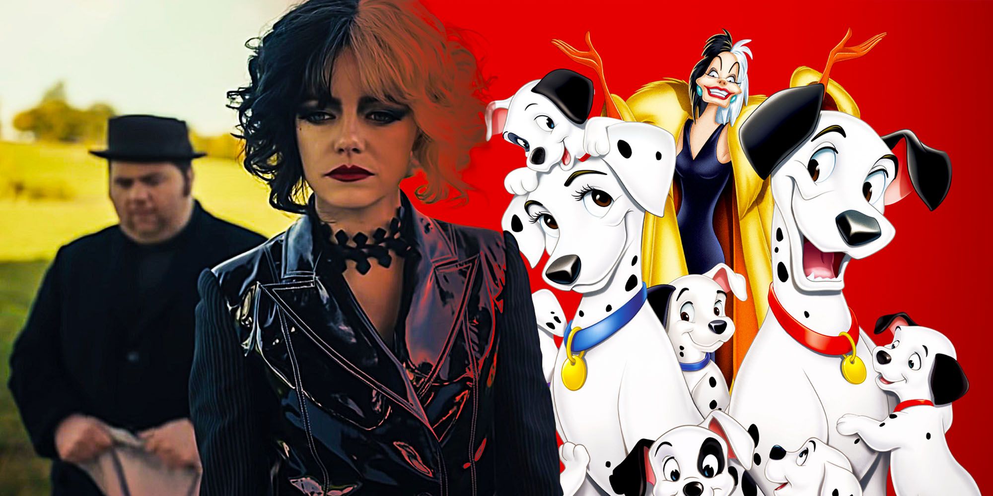 Emma Stone Cruella set up 101 dalmatians