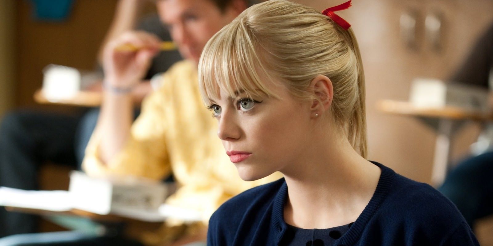 Emma Stone as Gwen Stacy in Amazing Spider-Man