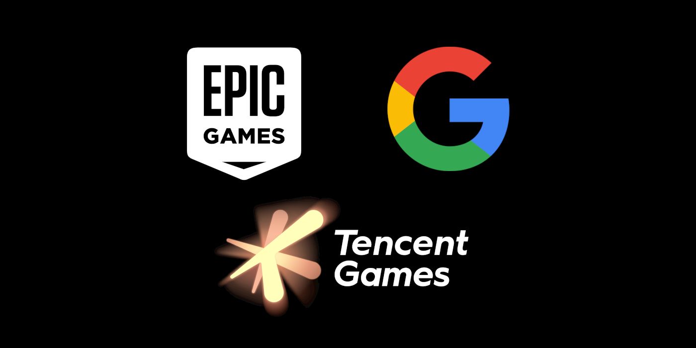 Epic, Google, and Tencent logos