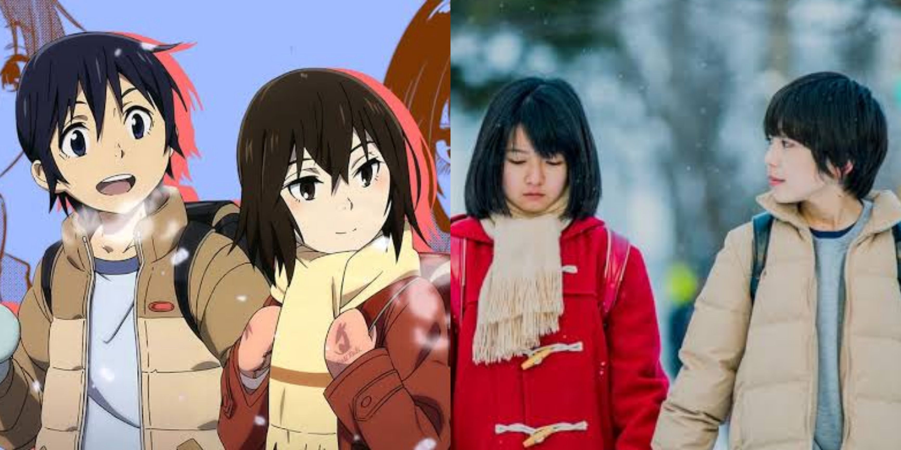 Erased Anime and Live-Action