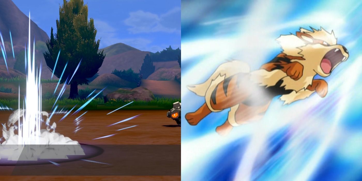 Extreme Speed being used in Sword/Shield and Arcanine using it in the Pokémon anime