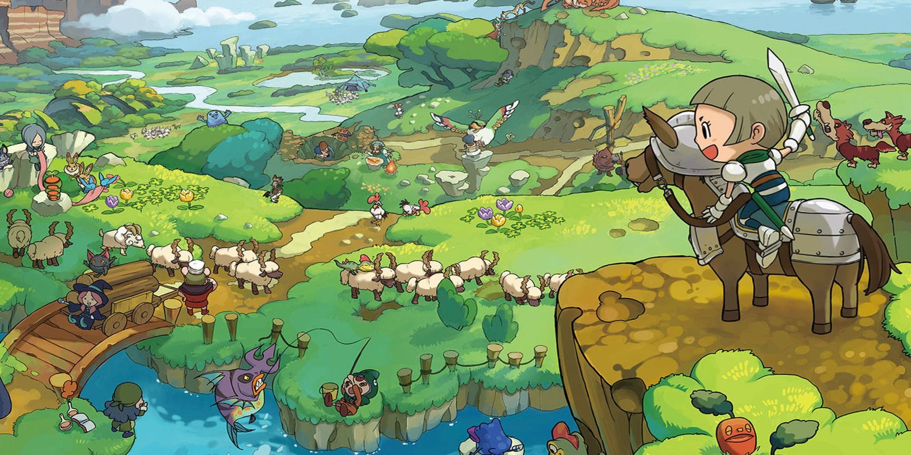 Artwork from the 3DS video game Fantasy Life.