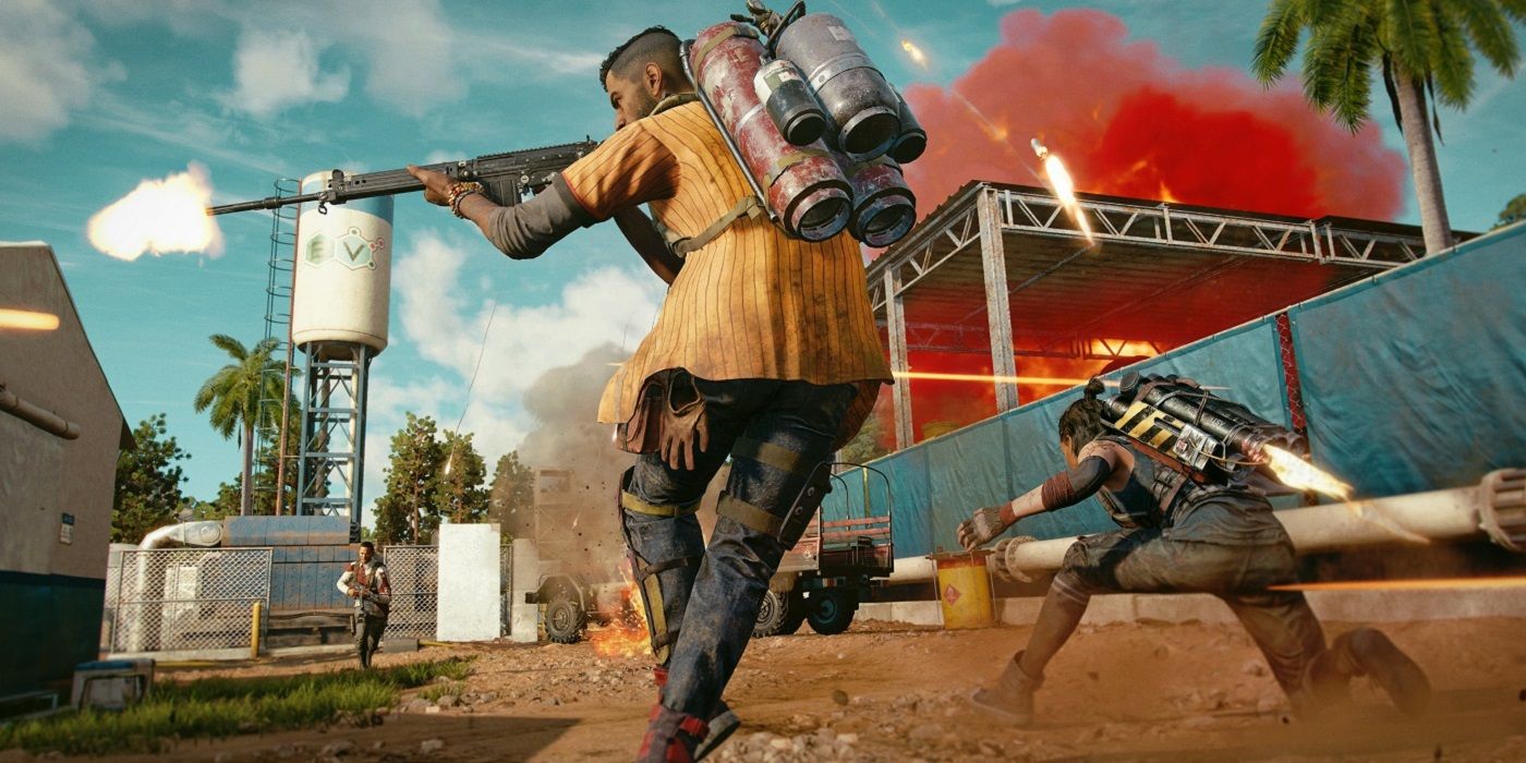 Far Cry 6 Co-Op Gameplay Rocket Pack Yara