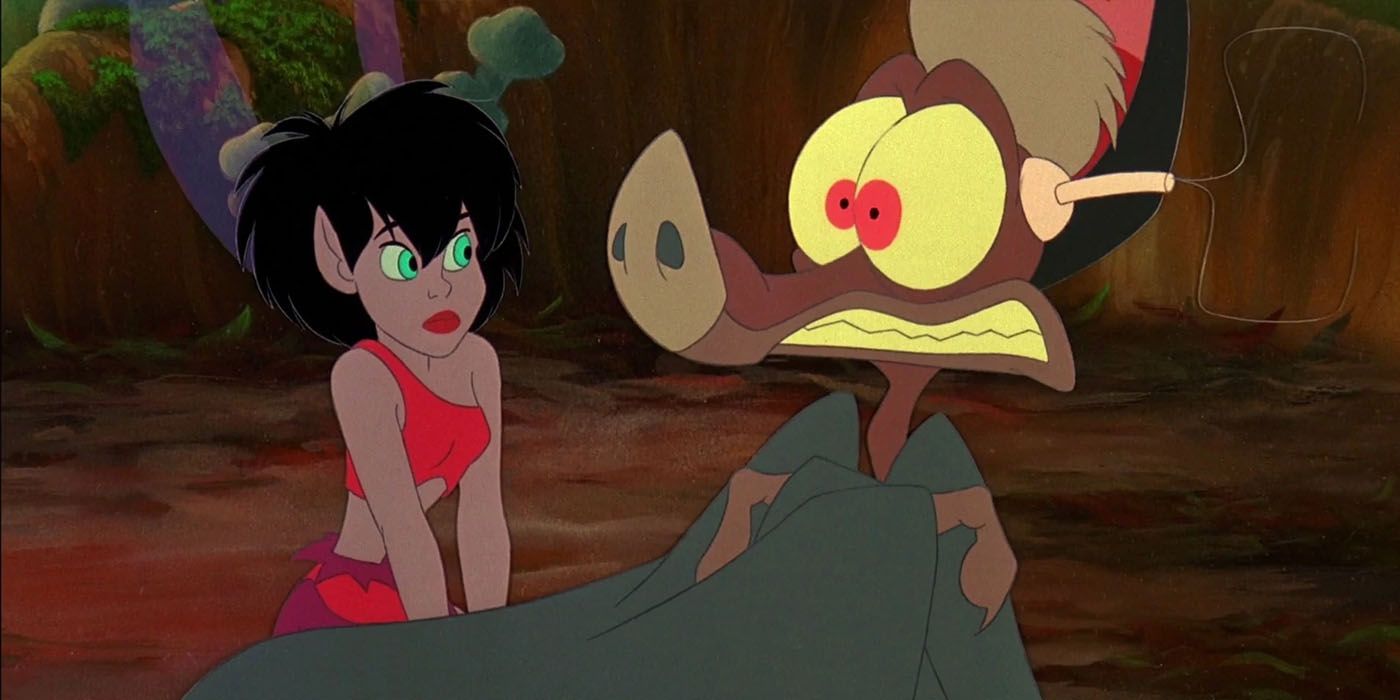 Crysta and Batty in FernGully: The Last Rainforest