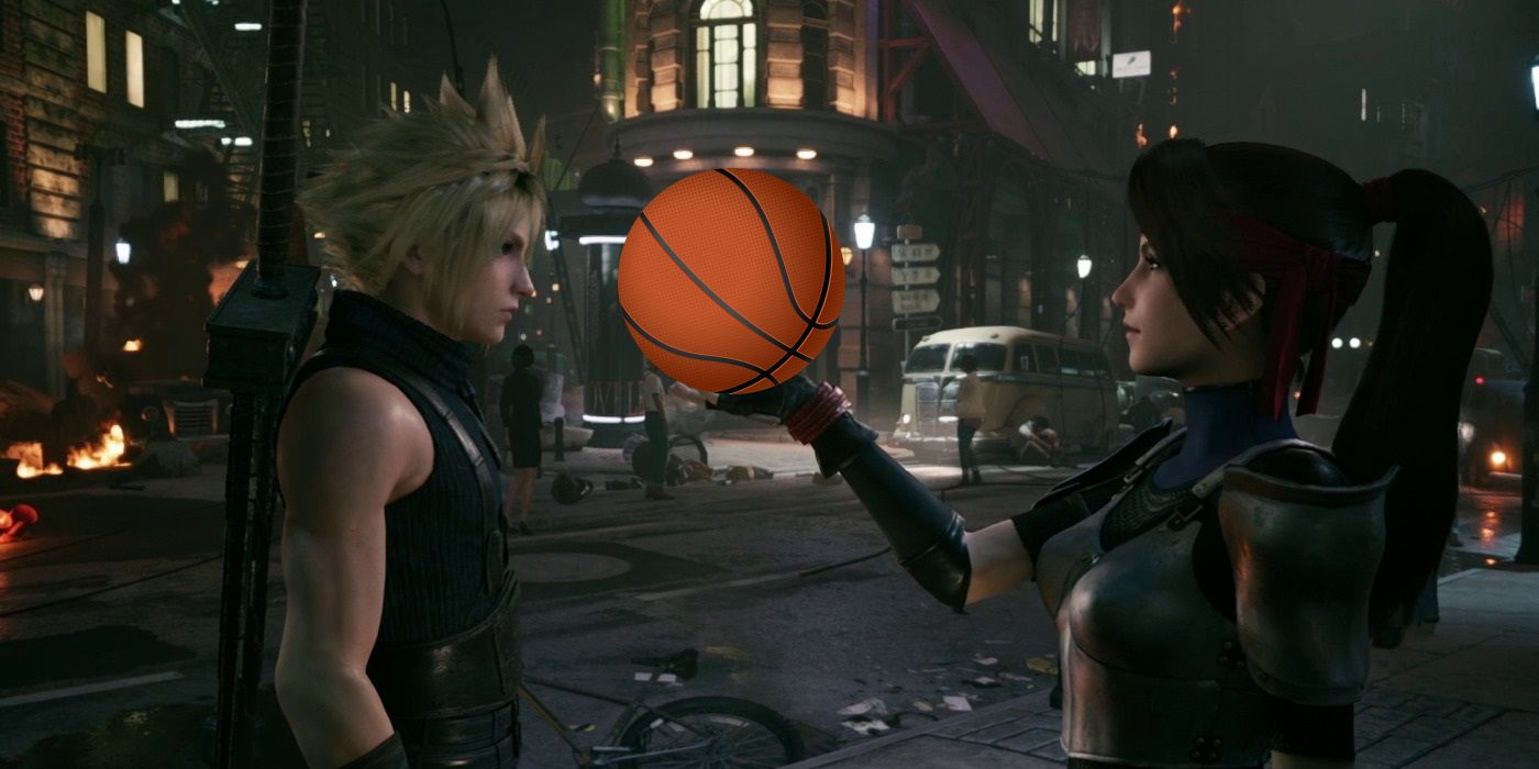 Final Fantasy 7 Remake Basketball Cover
