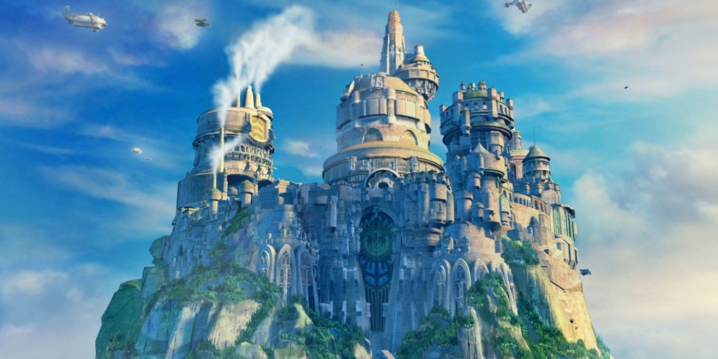Lindblum City as seen in Final Fantasy IX