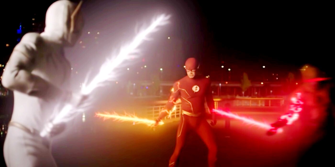 Flash Season 7 Finale Lightsaber Fight