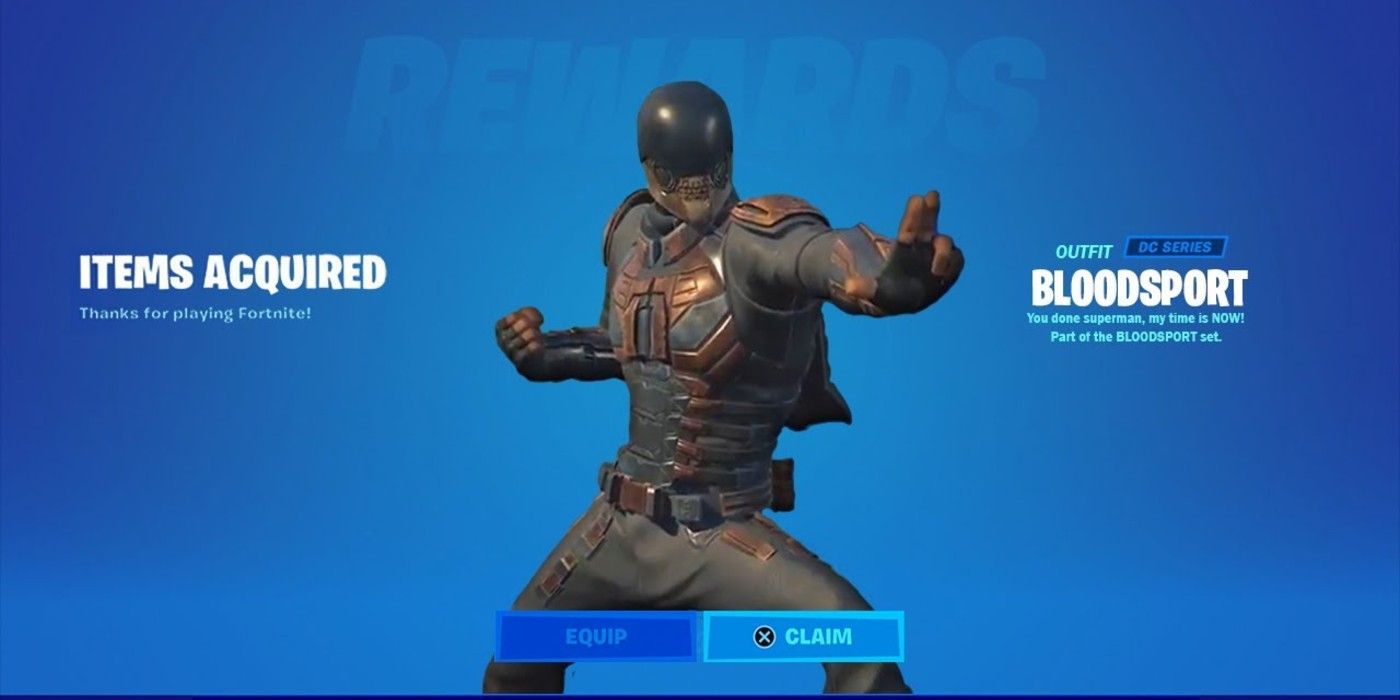 The Bloodsport outfit in Fortnite