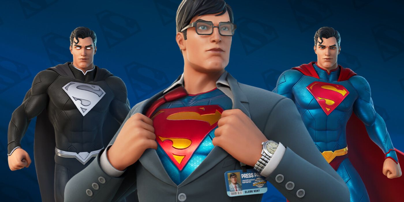 Fortnite Superman Skin Black Suit Clark Kent