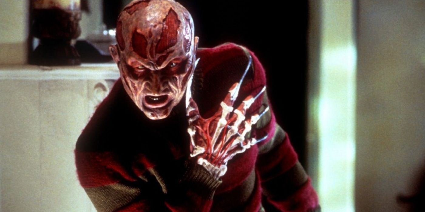Freddy Krueger with claws out in Wes Craven’s New Nightmare.